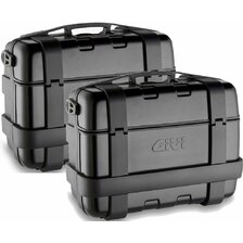 GIVI KUFOR TREKKER 46 L ČIERNY, BALENIE 2 KS TRK46BPACK2