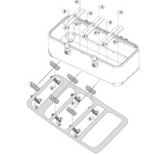 GIVI MONTÁŽNA SADA NA KUFOR OBK110A OBK110KIT