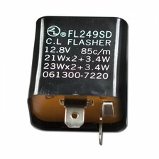 HS MOTO RELÁTKO 2-PÓLOVÉ ,12V, 21W x 2 + 3,4W