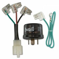 HS MOTO RELÁTKO 3 PÓLOVÉ 12V, 10 W x 2, 21W x 2