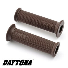 HS MOTO GUMOVÉ GRIPY GGD-BASE HNEDÉ 22 MM