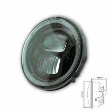 HS MOTO LED HLAVNÉ SVETLO 5-3/4" PEARL