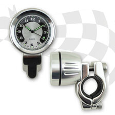 HS MOTO HODINKY CHRÓMOVÉ, PRIEMER 30MM