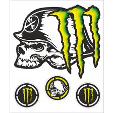 QUATTROERRE NÁLEPKA MONSTER VOJAK