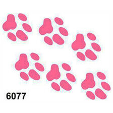 QUATTROERRE NÁLEPKA OTLAČKY LABKY RUŽOVÁ