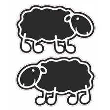 QUATTROERRE NÁLEPKA STICKER BOMB OVEČKA