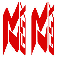 QUATTROERRE NÁLEPKY GSX-R ČERVENÉ 2KS