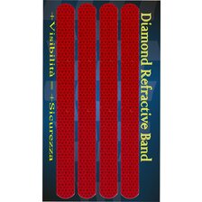 QUATTROERRE REFLEXNÉ NÁLEPKY ČERVENÉ