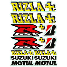 QUATTROERRE SADA NÁLEPIEK GSX-R RIZZLA