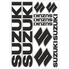 QUATTROERRE SADA NÁLEPIEK SUZUKI 3 ČIERNA