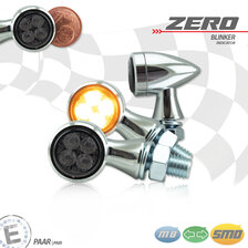 HS MOTO LED SMEROVKY ZERO CHRÓM