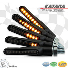 HS MOTO SEKVENČNÉ LED SMEROVKY KATANA