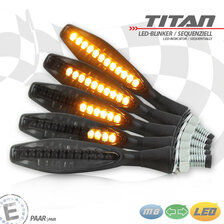 HS MOTO SEKVENČNÉ LED SMEROVKY TITAN