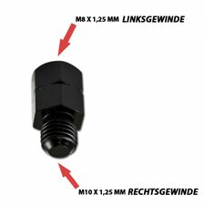 HS MOTO ADAPTÉR NA SPÄTNÉ ZRKADLO M8/M10