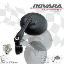 HS MOTO SPÄTNÉ ZRKADLO NOVARA DO RIADIDIEL