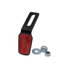 HS MOTO ČERVENÁ ODRAZKA S DRŽIAKOM SHIELD S