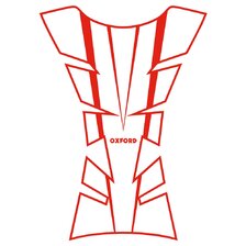 OXFORD NÁLEPKA NA NÁDRŽ SHEER ARROW ČERVENÁ