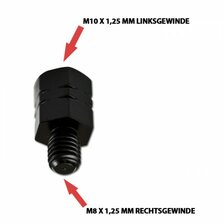 HS MOTO ADAPTÉR NA SPÄTNÉ ZRKADLO M10/M8