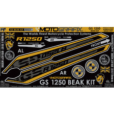 MOTOGRAFIX NÁLEPKA BMW R 1250 GS ADVENTURE - PREDNÉ