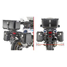 GIVI NOSIČ BOČNÝCH KUFROV HONDA CRF1100L AFRICA TWIN/ADVENTURE SPORTS (20-23) PLOS1178CAM