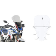 GIVI PLEXI HONDA CRF1100L AFRICA TWIN ADVENTURE SPORTS (20-23) D1178ST