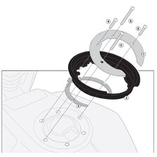 GIVI PODKOVA NA NÁDRŽ HUSQVARNA SVARTPILEN 701 (20) BF53