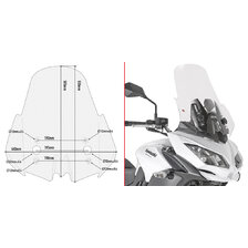 GIVI PLEXI KAWASAKI VERSYS 650 (17-21) D4122ST