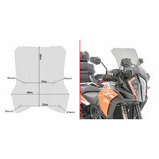 GIVI PLEXI KTM 1290 SUPER ADVENTURE R/S (17-20) D7706S