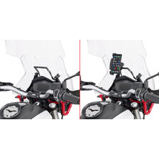GIVI DRŽIAK NAVIGÁCIE POD PLEXI MOTO GUZZI V85 TT (19-23) FB8203