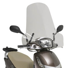 GIVI PLEXI PEUGEOT TWEET 50/125/150 (10-22) / KYMCO LIKE SPORT 125 (22-23) 8100A