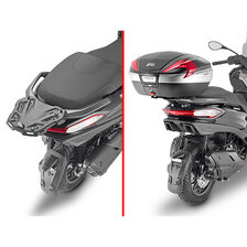 GIVI ZADNÝ NOSIČ KUFRA PIAGGIO MP3 HPE 400-400 SPORT - 530 EXCLUSIVE (22-23) SR5619