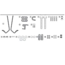 GIVI MONTAZNY KIT NA PLEXI SUZUKI ADDRESS 110 (15-21) A3109A