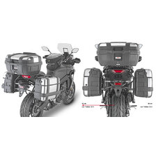 GIVI BOČNÉ NOSIČE KUFROV TREKKER OUTBACK YAMAHA TRACER 9/GT/GT+ (21-24) PLO2159MK
