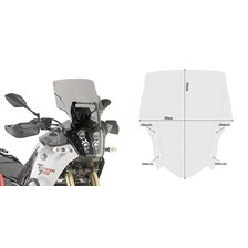 GIVI PLEXI PRE YAMAHA T7 TÉNÉŔÉ 700 (19-23) D2145S