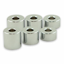 HS MOTO UNIVERZÁLNA SADA DIŠTANČNÝCH VALČEKOV 6 KS CHRÓM