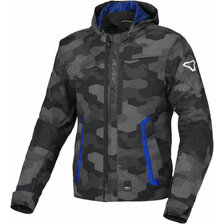 MACNA BUNDA RIGGOR ČIERNO-ŠEDÁ CAMO/MODRÁ