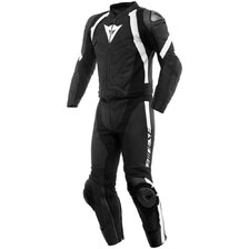DAINESE DVOJDIELNA KOMBINÉZA AVRO 4 BLACK MATT/BLACK MATT/WHITE