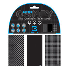 OXFORD MULTIFUNKČNÁ ŠATKA COMFY TARTAN 3KS V BALENÍ