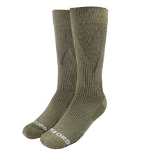 OXFORD KOMPRESNÉ PONOŽKY MERINO KHAKI