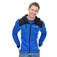 YAMAHA PÁNSKA MIKINA NA ZIPS S KAPUCŇOU PADDOCK BLUE