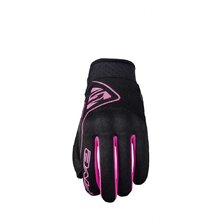 FIVE RUKAVICE GLOBE WOMAN BLACK/FLUO PINK (D)