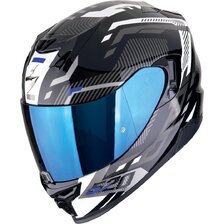 SCORPION PRILBA EXO-520 EVO AIR RANKA BLACK-WHITE-BLUE