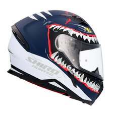 SHIRO PRILBA HUNTER SHARK BLUE MATT