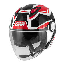 GIVI PRILBA 12.3 STRATOS SHADE WHITE/BLACK/RED (D)