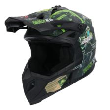 SHIRO ENDURO PRILBA MX-504 ZELENÁ