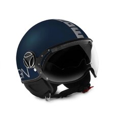 MOMO DESIGN PRILBA FGTR EVO BLUE MATT/SILVER