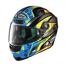X-LITE PRILBA X-803 REPLICA L. CAMIER SCRATCHED CHROME