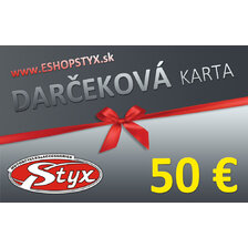 DARČEKOVÁ KARTA NA ESHOP V HODNOTE 50 €