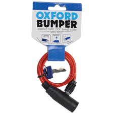 OXFORD ZÁMOK BUMPER 600MM X 6MM ČERVENÝ OF06