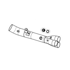 AKRAPOVIČ LINK PIPE / COLLECTOR (STAINLESS STEEL) YAMAHA YZF-R9 ABS (25-26)